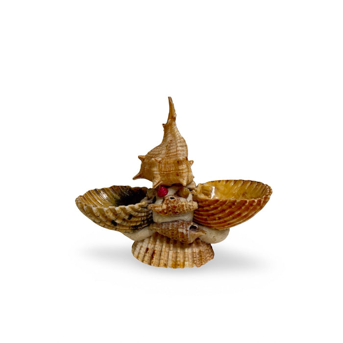 Vintage French Shell Jewelry Holder