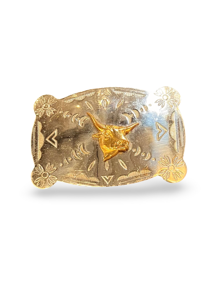 Vintage Longhorn Belt Buckle