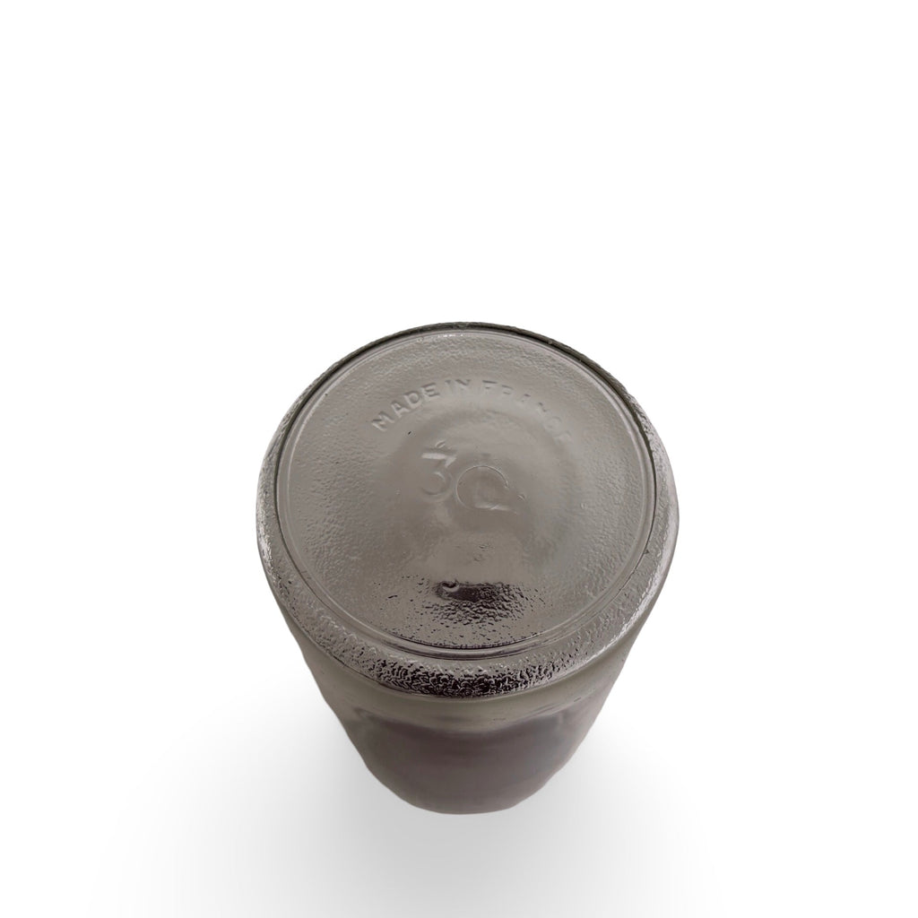 Vintage French Glass Jar With Lid