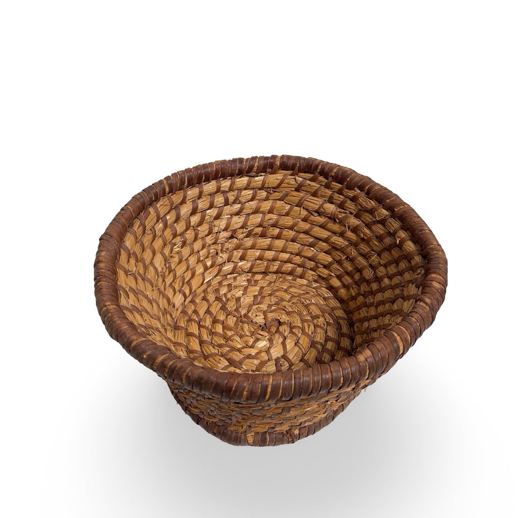 Antique Hand-coiled Rye Basket