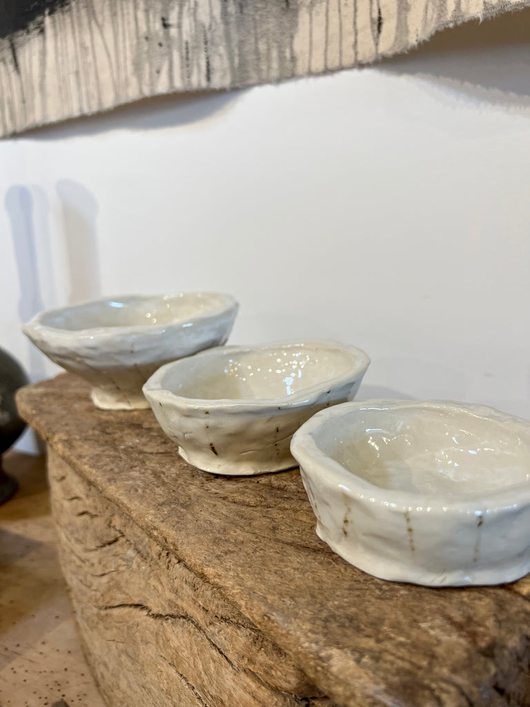 Handmade Striped Nesting Bowls