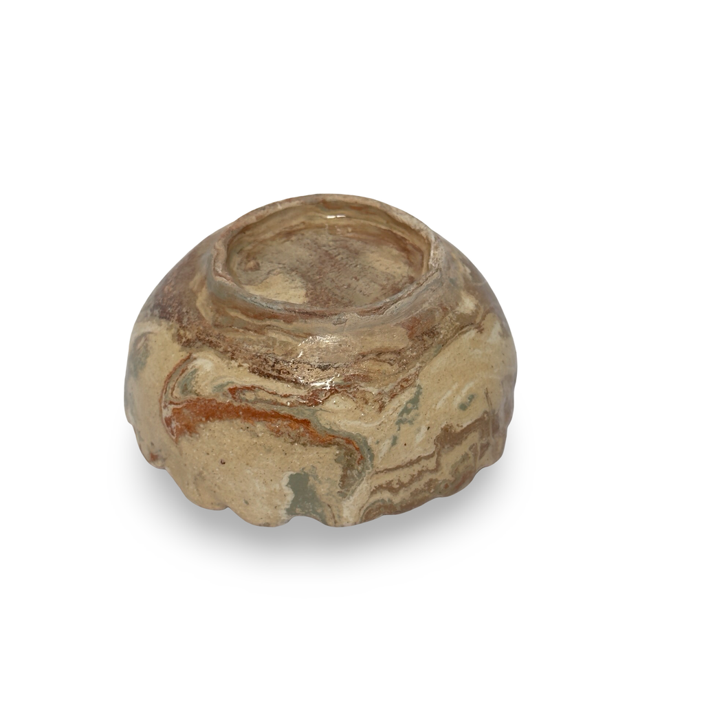 Vintage French Marble Painted Bowl