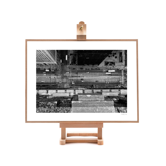 Carbide & Carbon Building On Easel