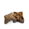 Antique Wooden Carved Spice Box