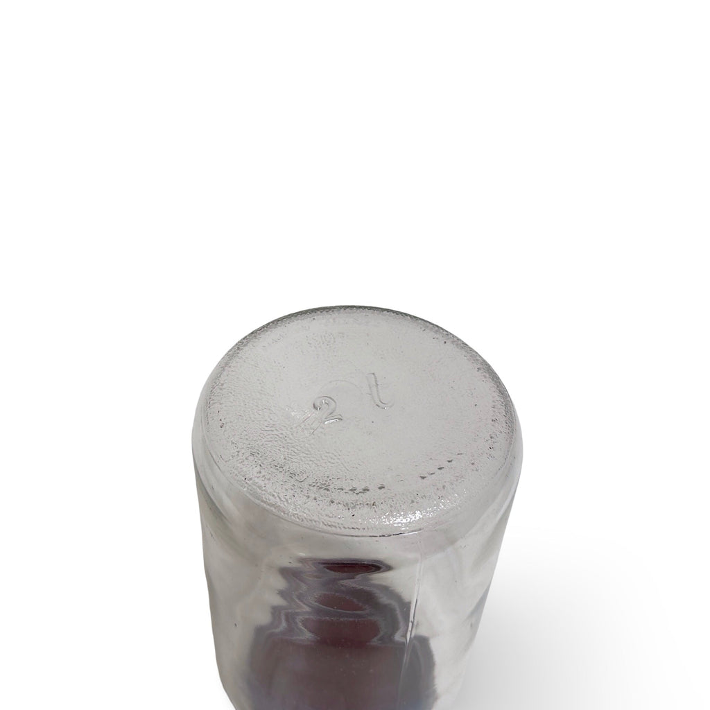 Vintage French Glass Jar With Lid