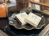 Antique French Papier-Mache Seashell Tray