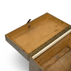 Antique French Gray Primitive Wooden Box