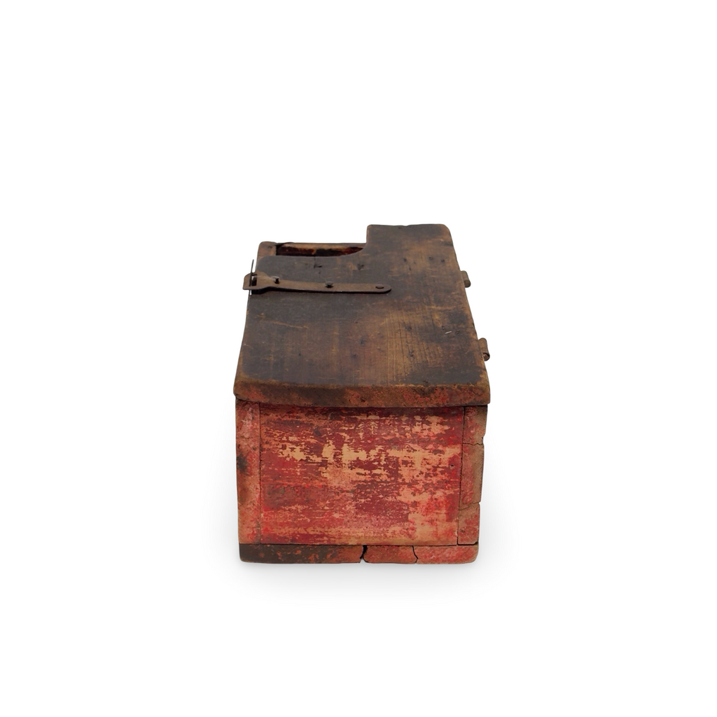Primitive Wooden Box W/ Latch