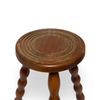 Vintage French Wooden Stool