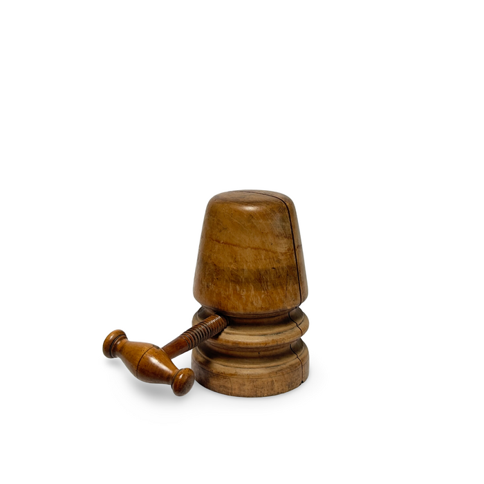 Antique Wooden Hat Mold
