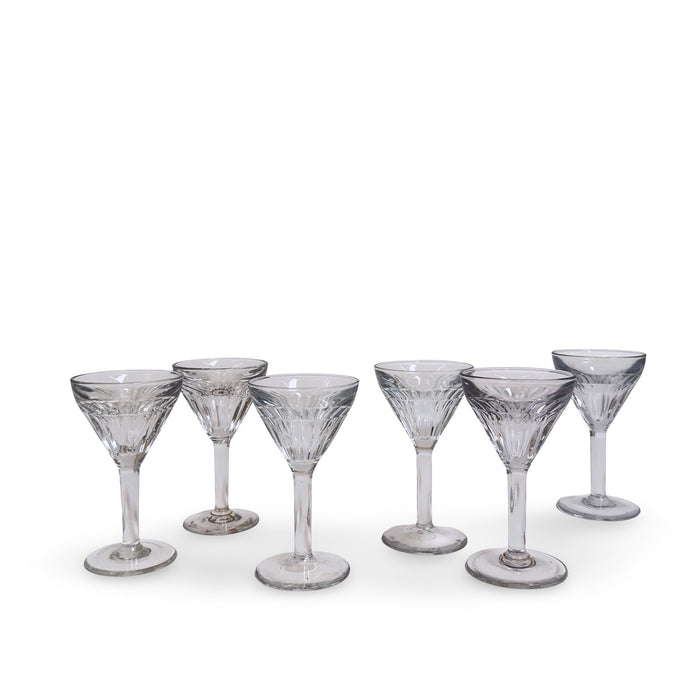 Vintage French Apéritif Glass Set of 6