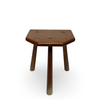 Vintage French Wooden Stool #4