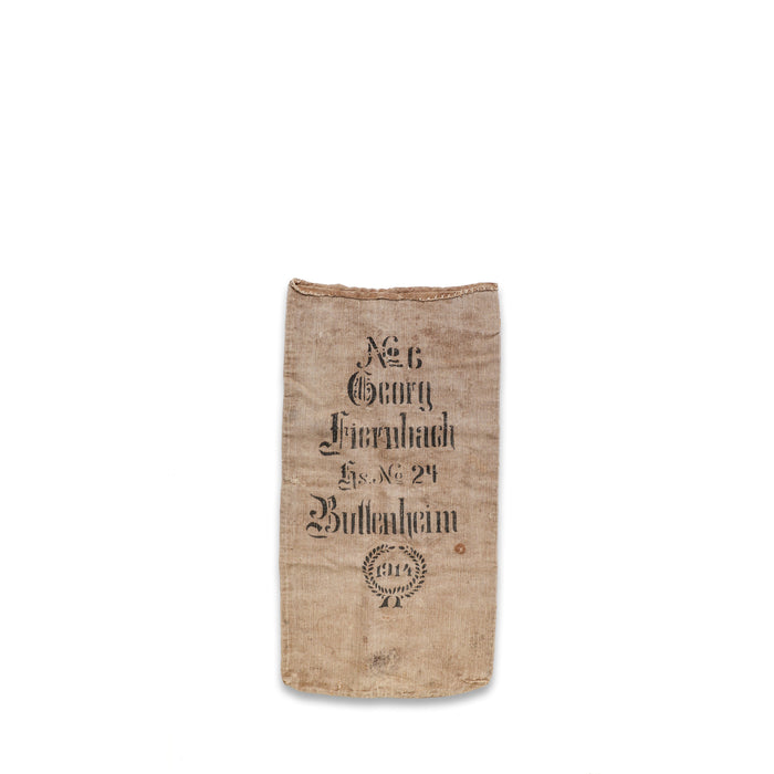 1914 Antique German Grain Sack - No. 50