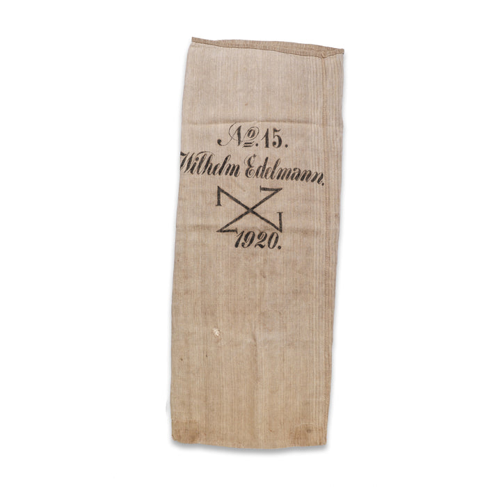 1920 Antique German Grain Sack - No. 72