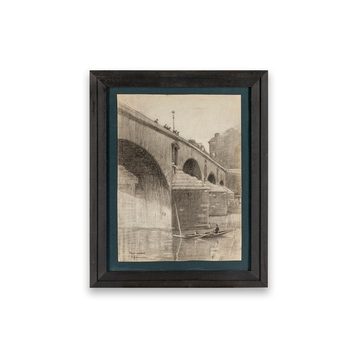 Pont Marie Charcoal by H Lecomte