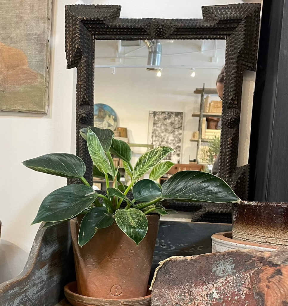 Antique Tramp Art Mirror