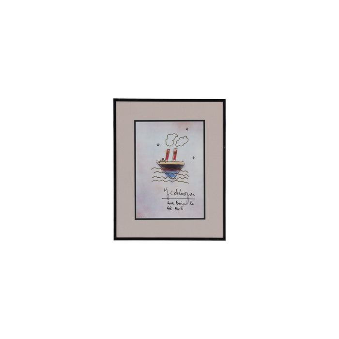 Sketch on menu cover