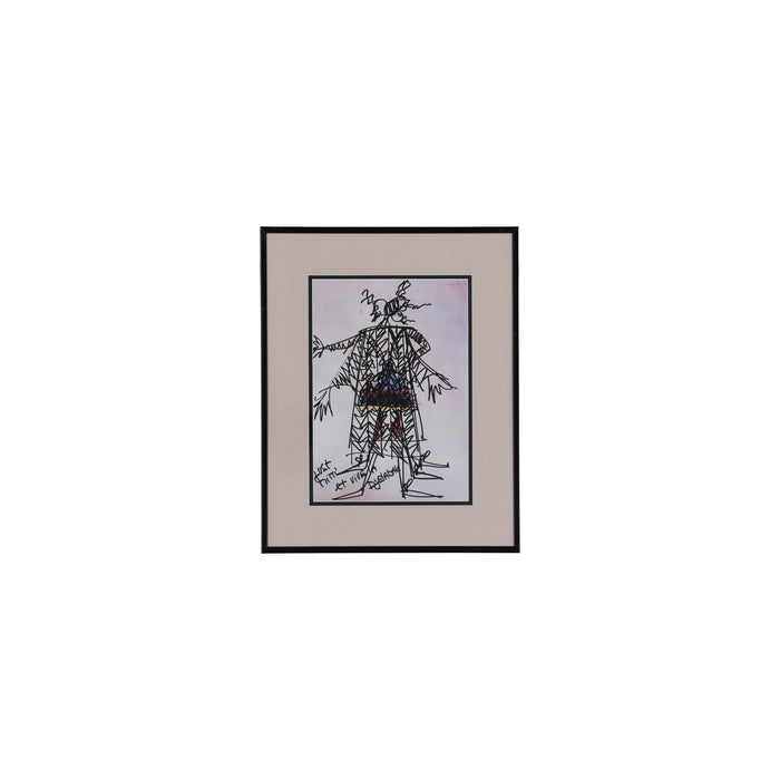 Sketch on menu cover