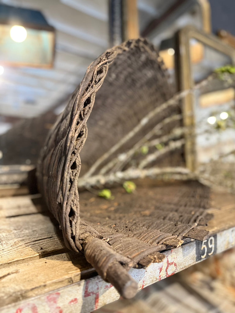 Antique French Harvest Basket