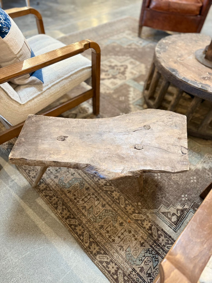 Antique French 3 Legged End Table