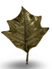 Vintage Brass Sugar Maple Leaf