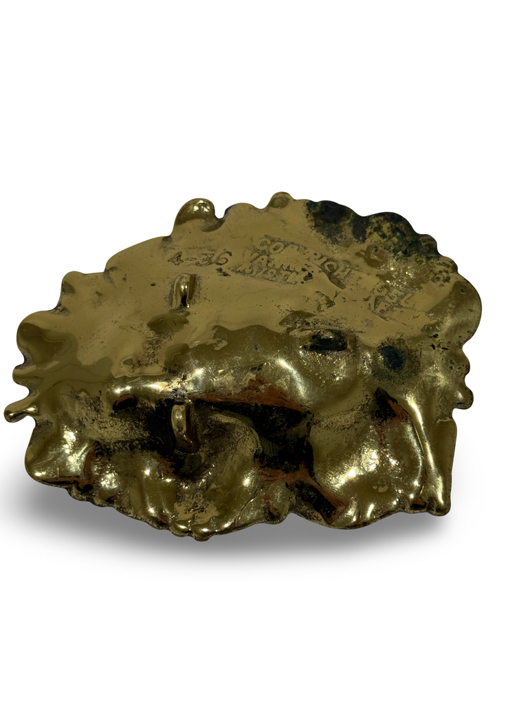 Vintage  Brass Mistletoe Tray