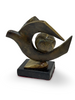Vintage Art Deco Bronze Sculpture on Marble Base