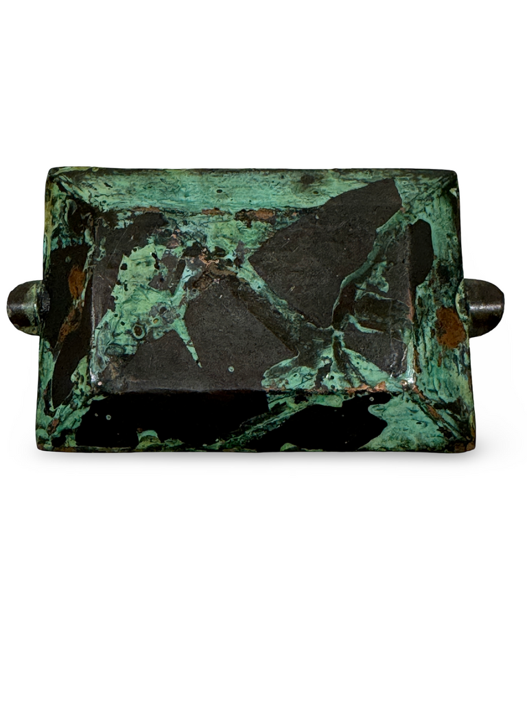 Vintage Peruvian Metal Ashtray