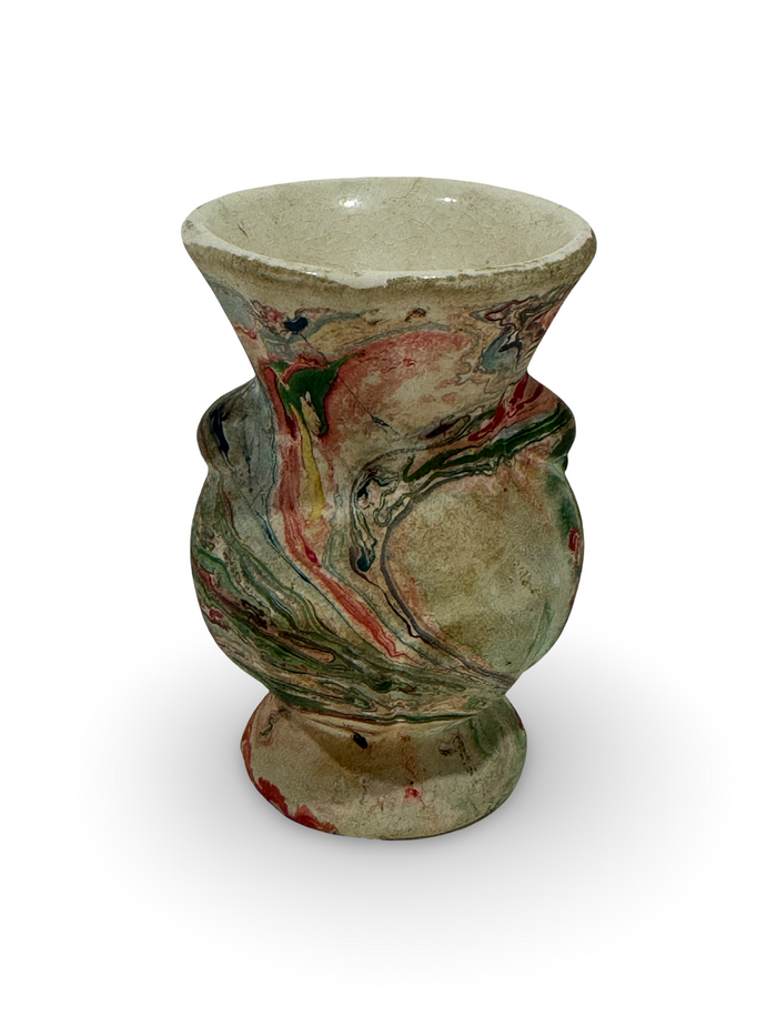 Vintage Hand Painted Ceramic Bud Vase