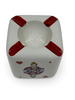Vintage Brugerolle Aigle Rouge Napoleon Cognac Ceramic Ashtray