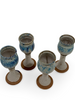 Vintage Ceramic Chalice Goblets (set of 4)