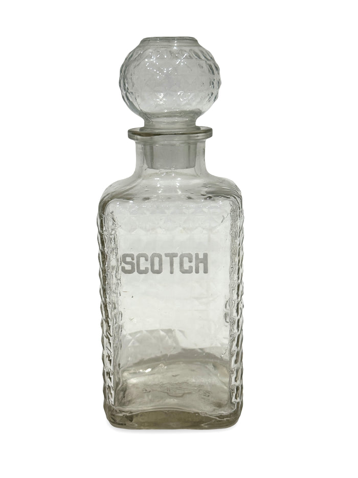 Scotch Glass Decanter