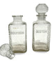 Vintage Bourbon Glass Decanter