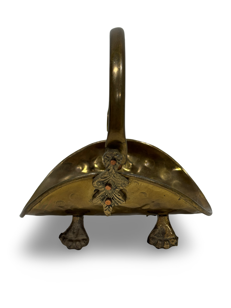 Vintage Brass Mini Basket