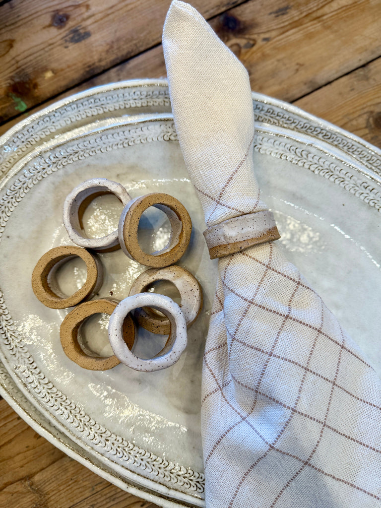Handmade Ceramic Napkin Ring