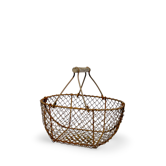 Antique French Egg Basket