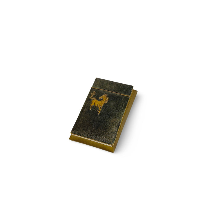 Vintage French Bronze Horse Document Holder