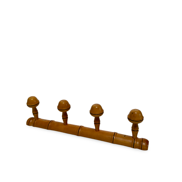 Vintage French Wooden Wall Hooks
