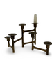 1960’s Swivel Brass Panel Candlesticks