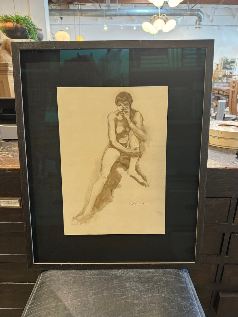 Antique French Nude Sketches