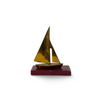 Vintage Brass Sailboat