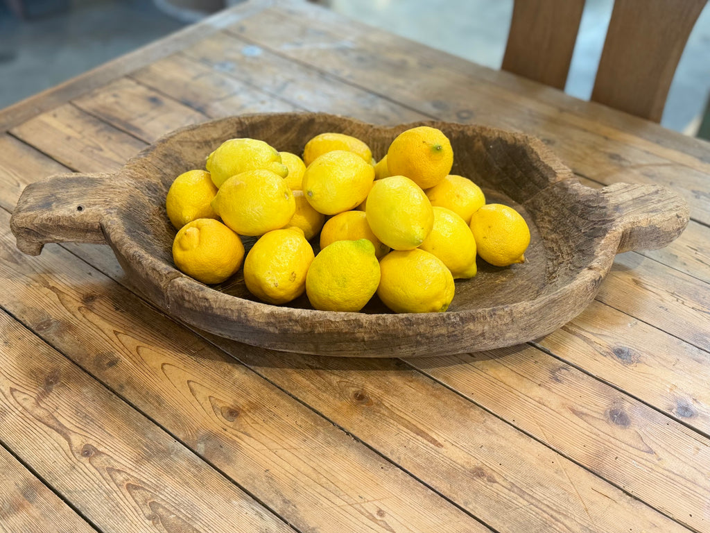 19th C. French Hand Carved Bowl