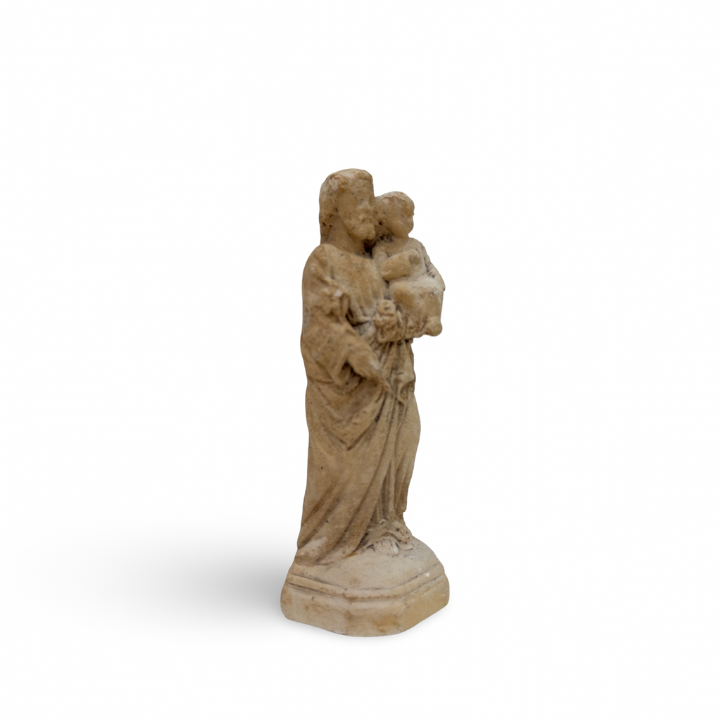 Antique French Devotional Statue