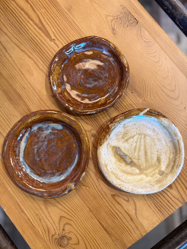 Handmade Ceramic Candle Plates