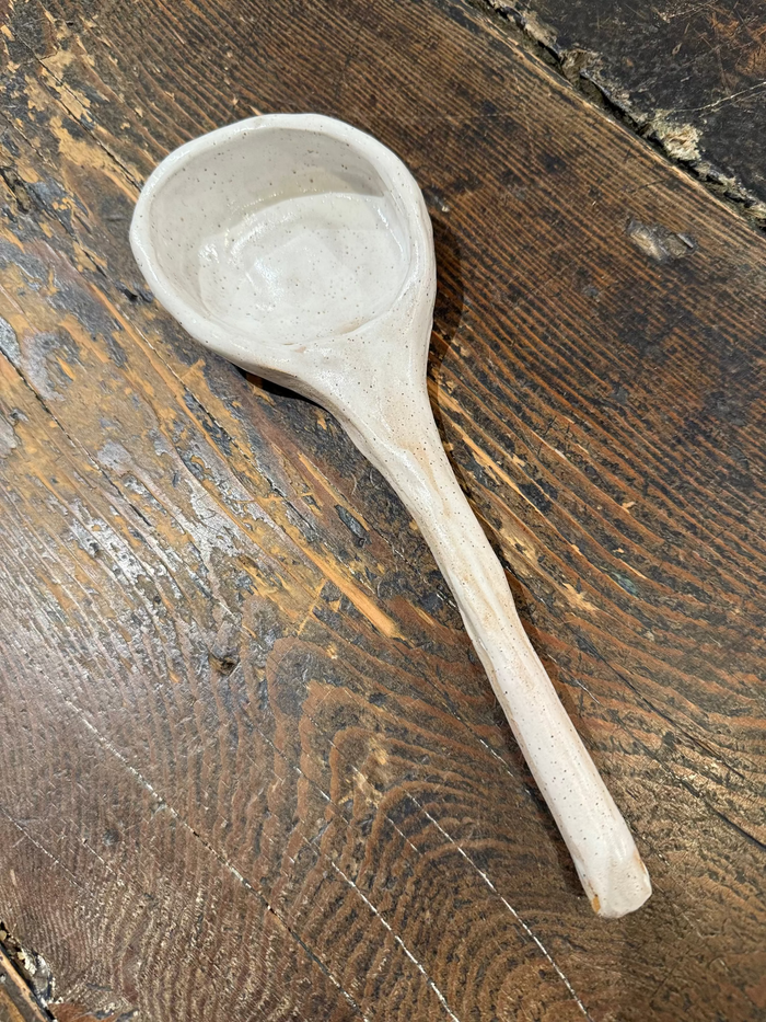 Hand Made Ceramic Serving Spoon