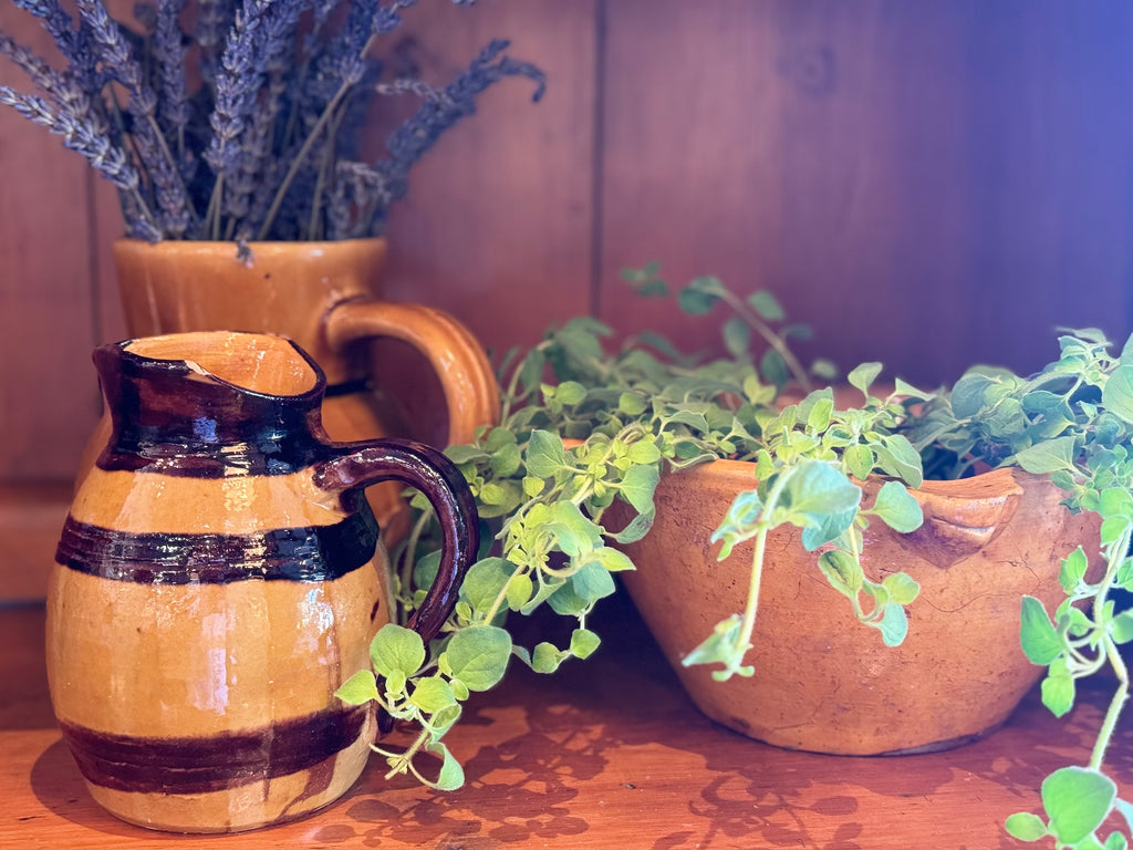 Antique French Terracotta Mortar