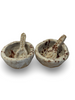 Painted Salt and Pepper Handmade Set