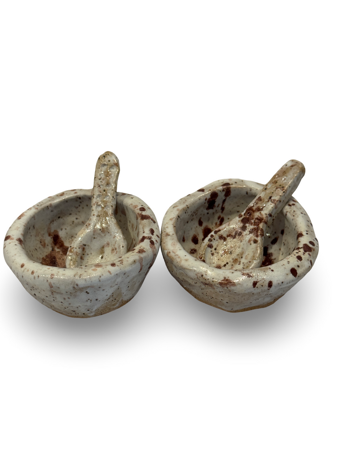 Painted Salt and Pepper Handmade Set