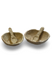 Natural Salt and Pepper Handmade Set