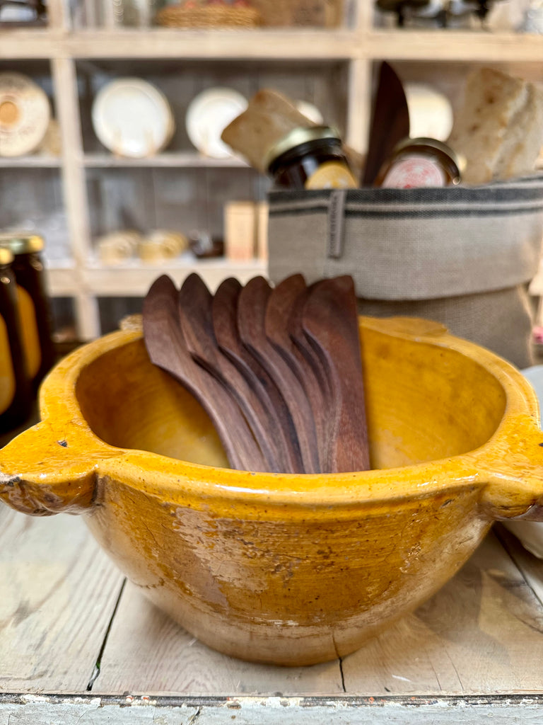 Antique French Terracotta Mortar